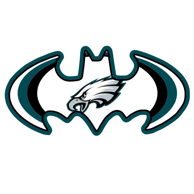 Philadelphia Eagles Batman Logo iron on transfers